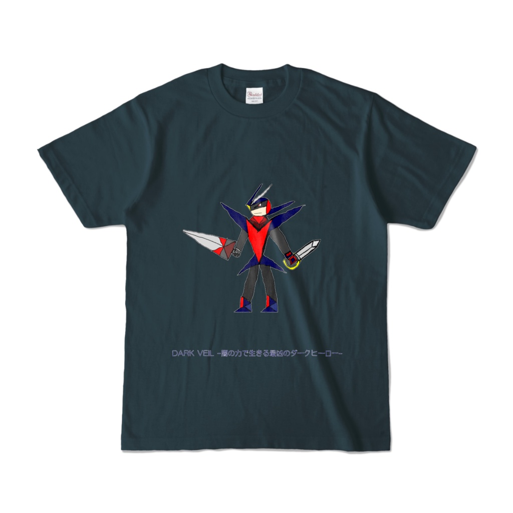 ダークヴェールのTシャツ（二次創作系オリジナルキャラTシャツ）