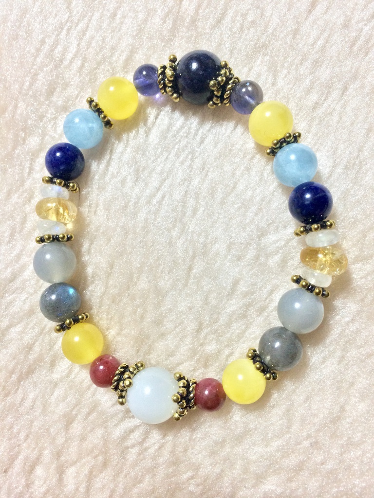 【過去作品例】コンビ・CPイメージ天然石ブレスレット