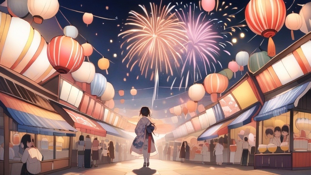 【フリーBGM】祭の涼音