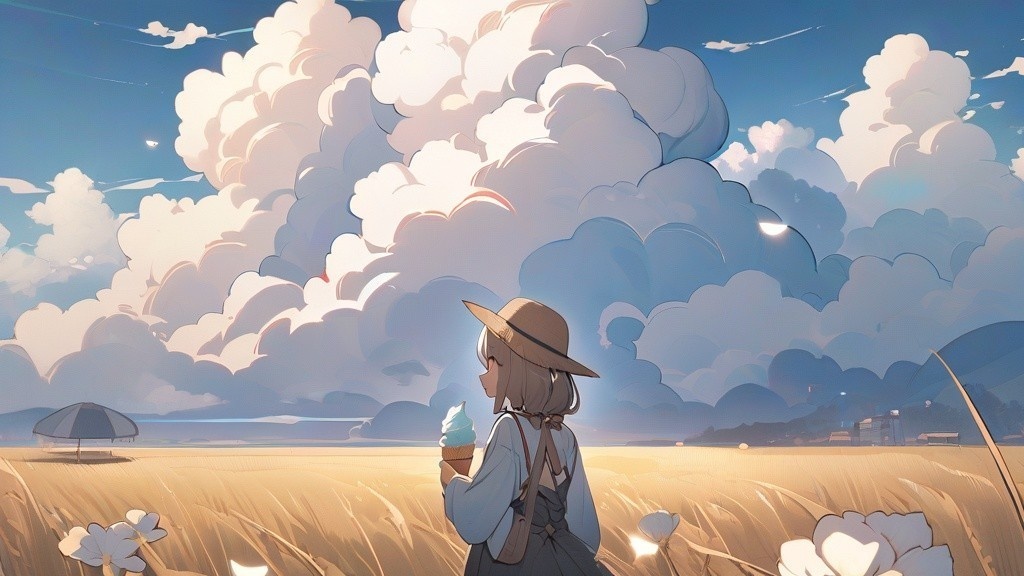 【フリーBGM】入道雲とソフトクリーム