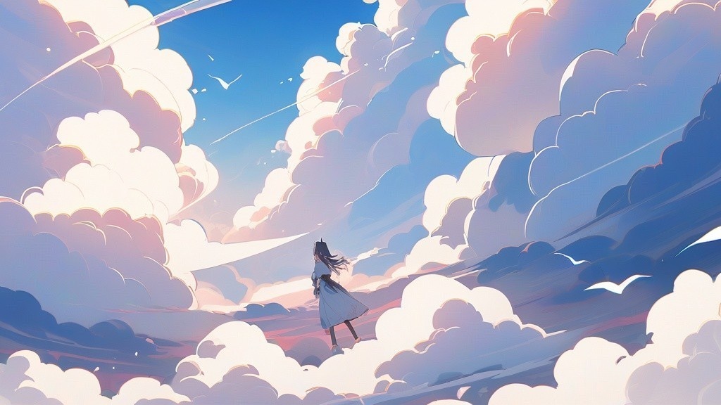 【フリーBGM】雲に乗って
