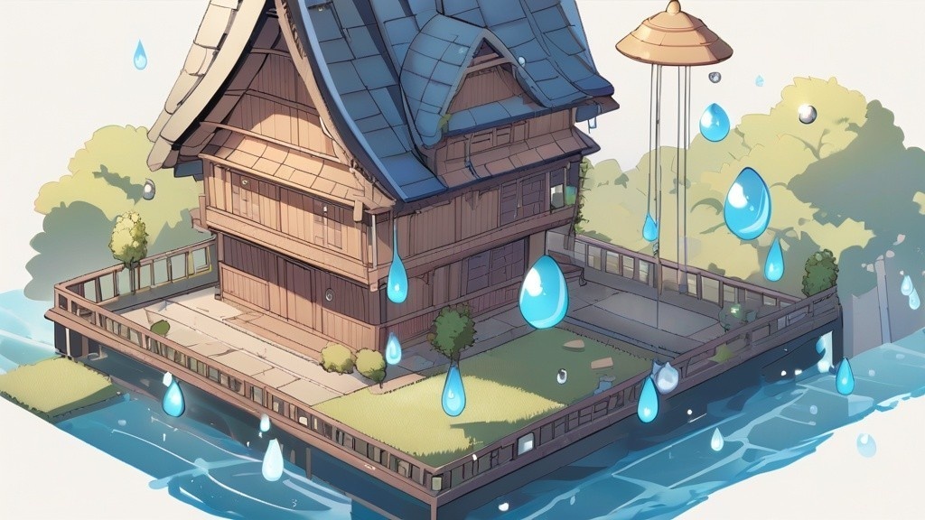 【フリーBGM】雨粒村