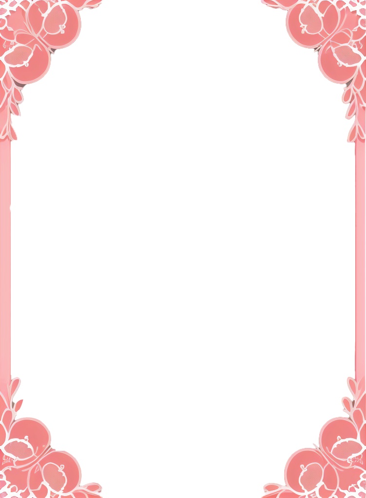 花柄フレーム