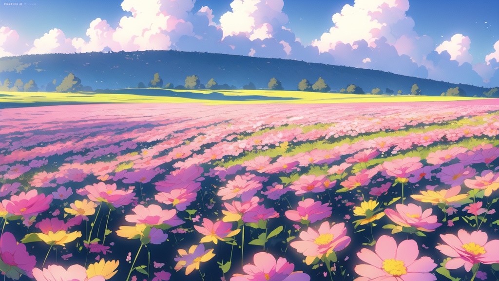 【背景】花畑