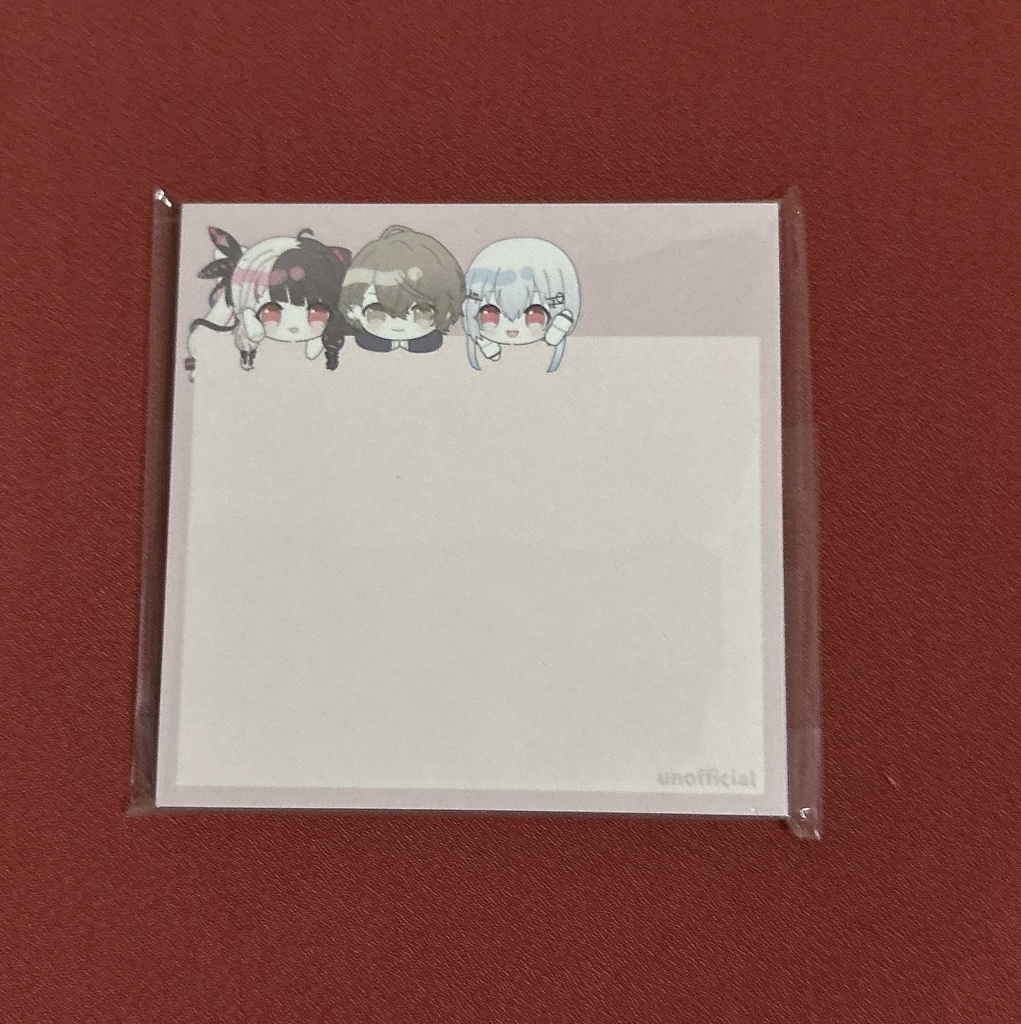 【非公式】メモパッド【にじそうさく11】