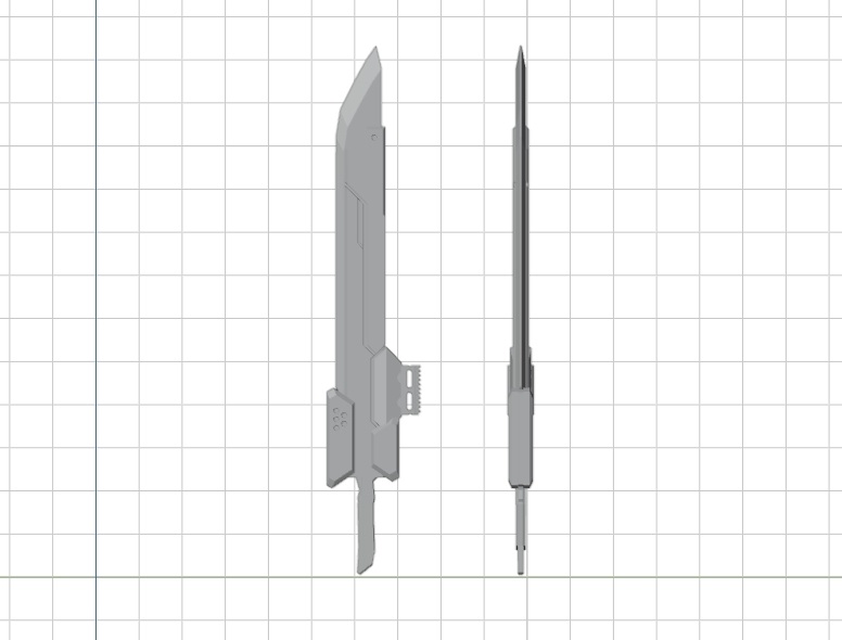 【データ販売】ボレールウェポン ソリッドソード STLファイル