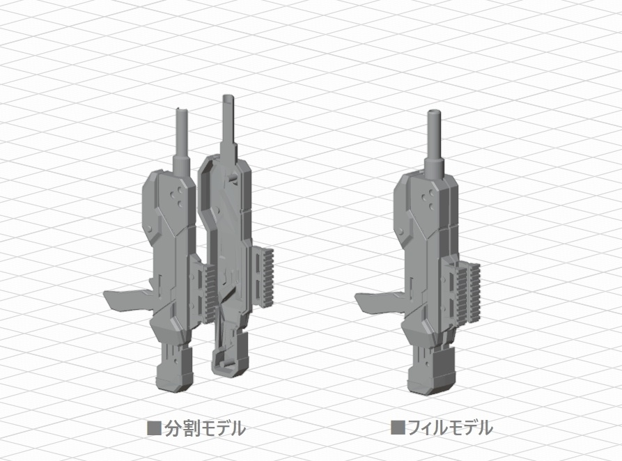 【データ販売】ボレールウェポン ショートピストル STLファイル