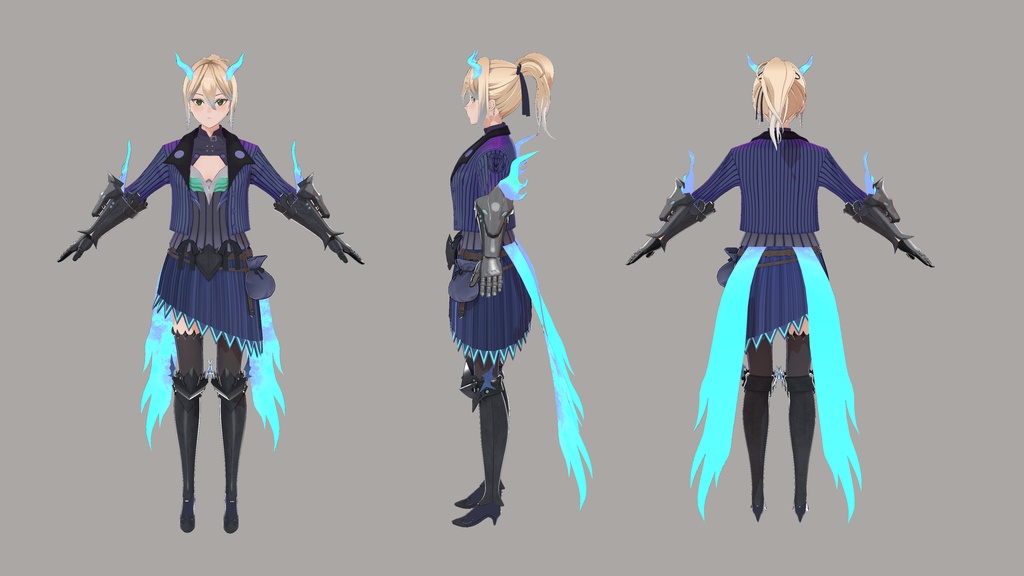 【一点限定】ドラゴン族の勇者【 VRMモデル】