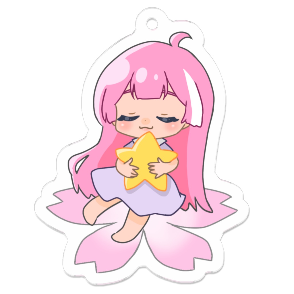 ゆずぽん先生描き下ろしキーホルダー