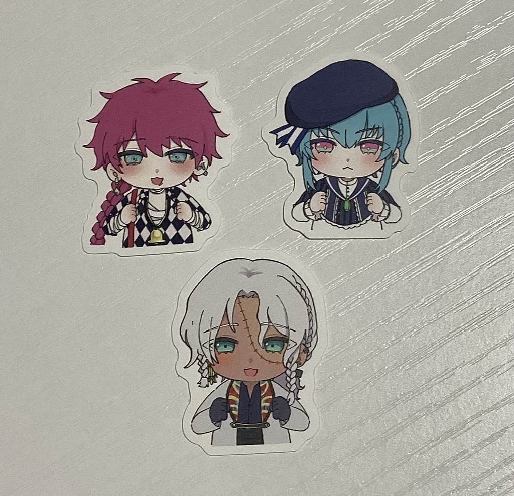 地下の応援ステッカー