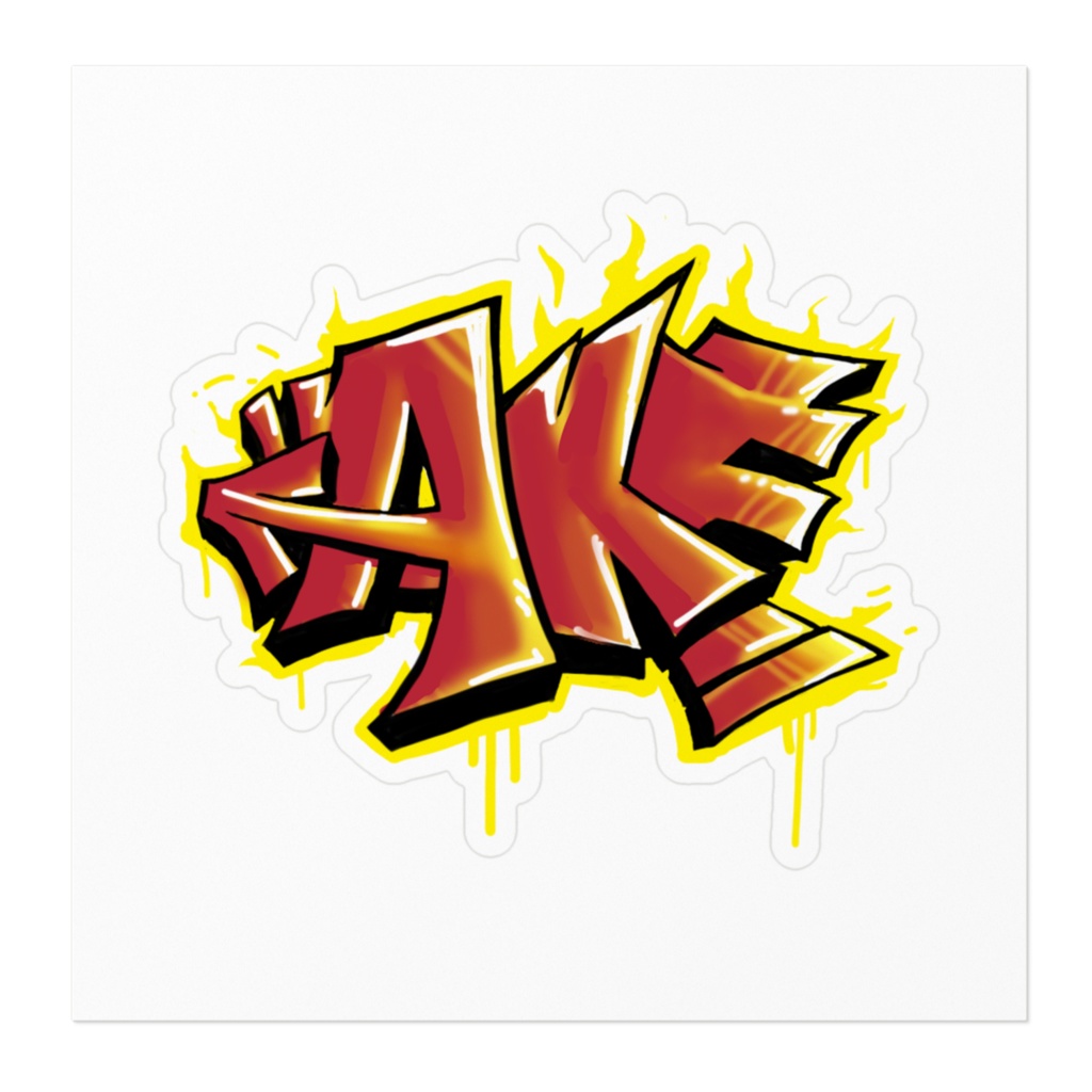 夜呑 真緋 ロゴステッカー