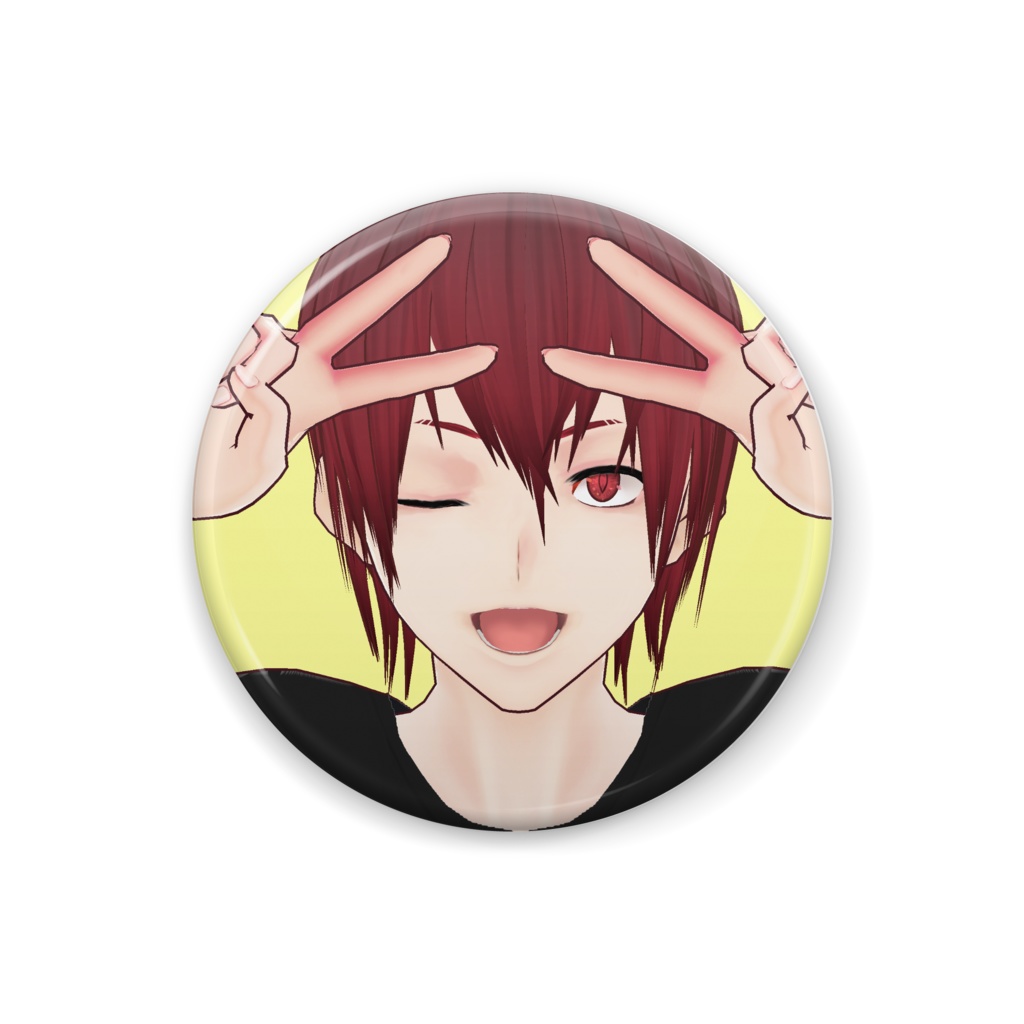 よるのあけ 缶バッチ