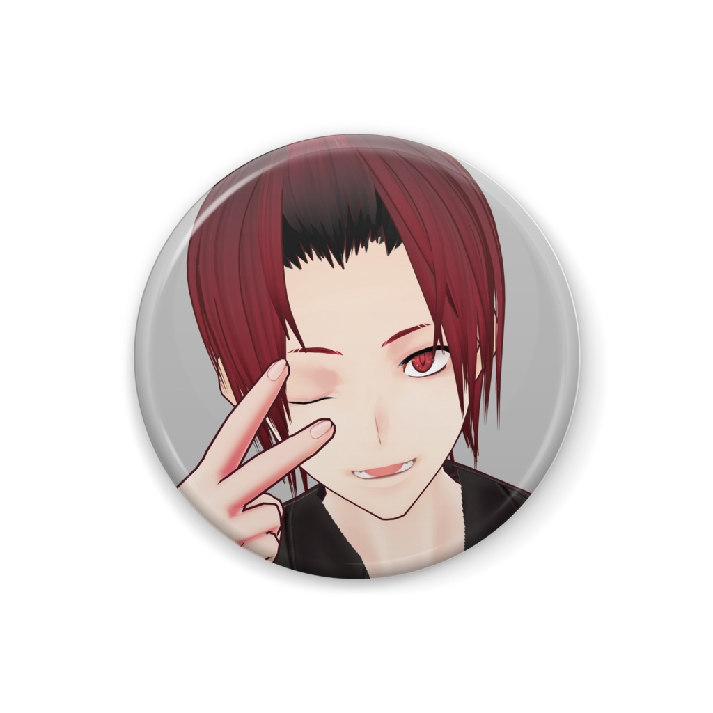 よるのあけ 缶バッチ