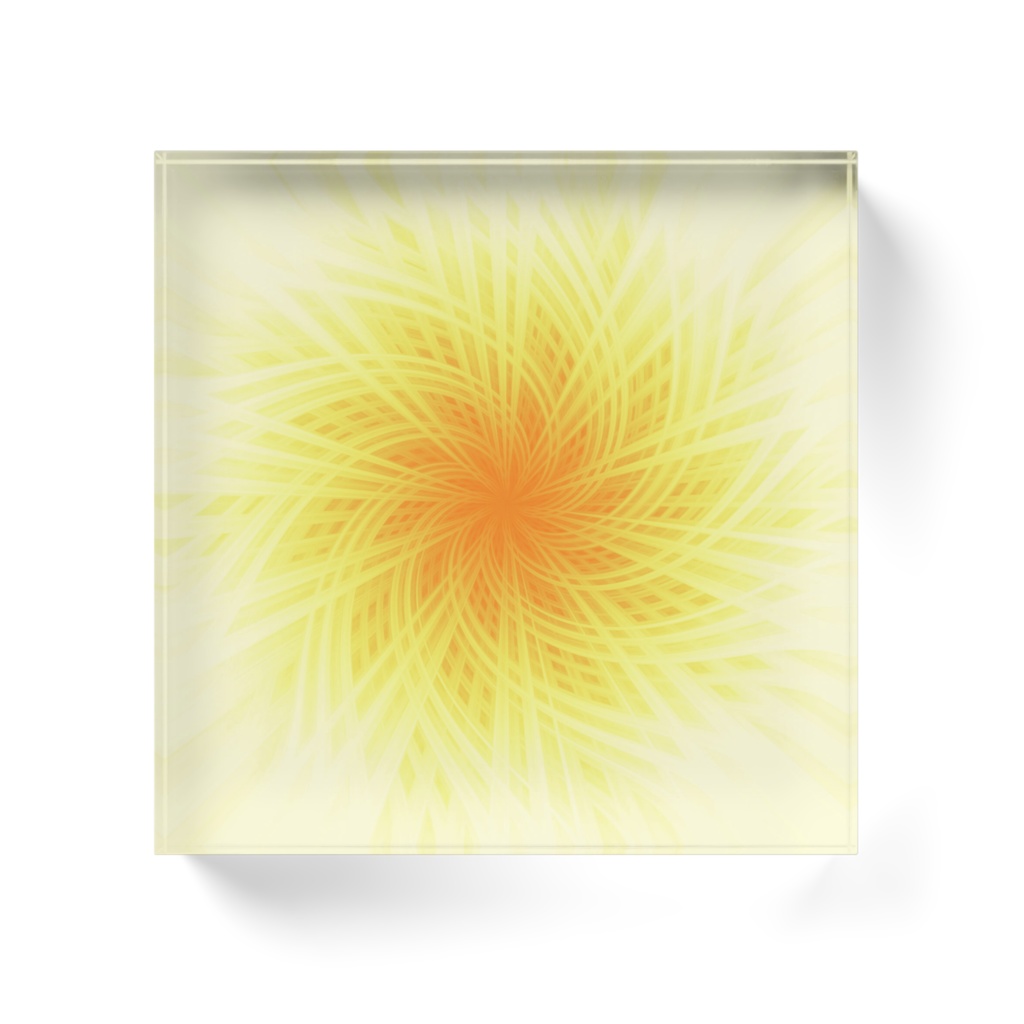 『花』アクリルブロック