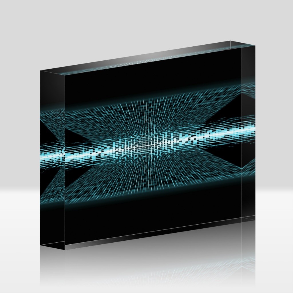 『電脳』アクリルブロック