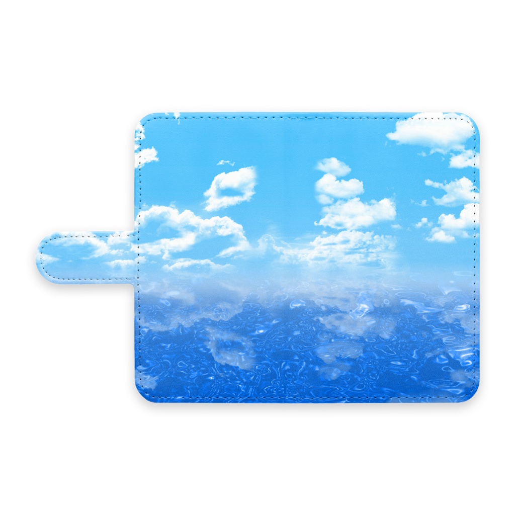 『海』手帳型Androidケース