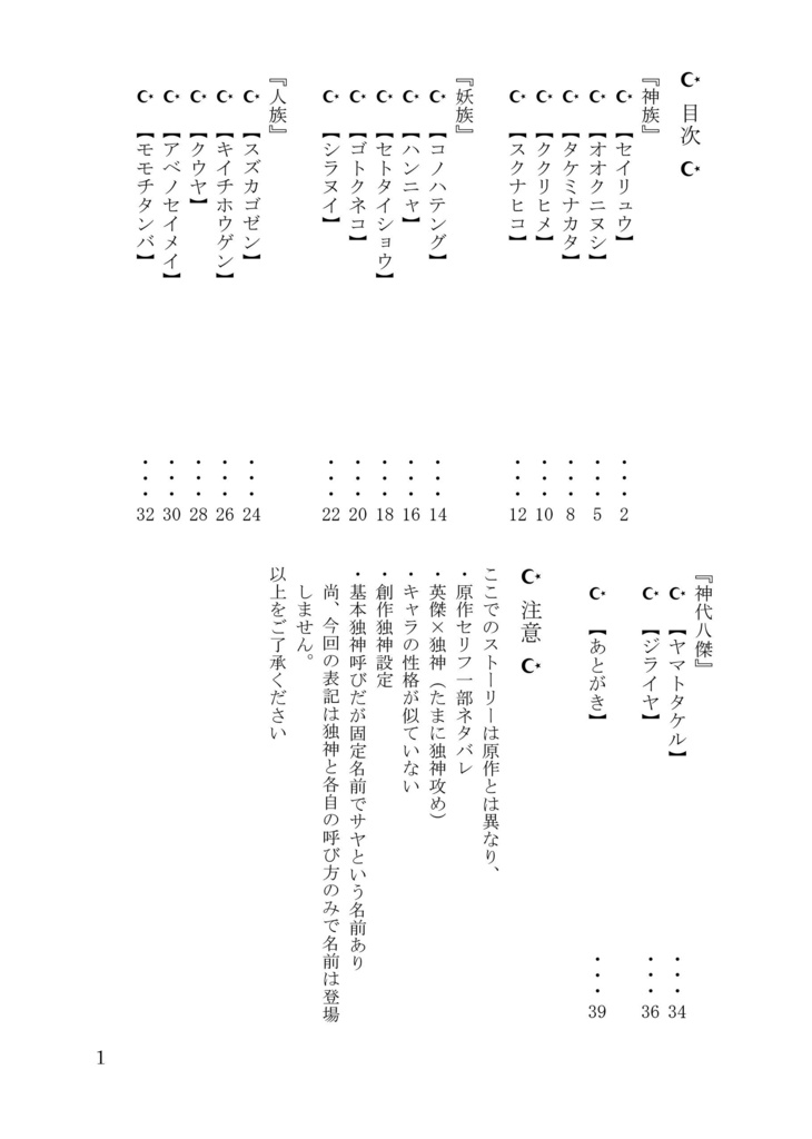 女独神愛され受け短編集―弐