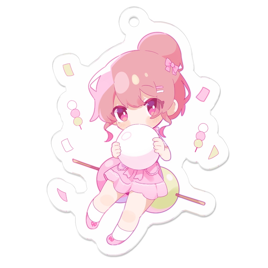 yanomo おだんごアクリルキーホルダー