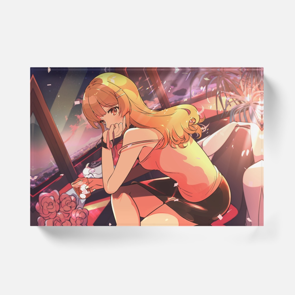 3周年記念アクリルブロック