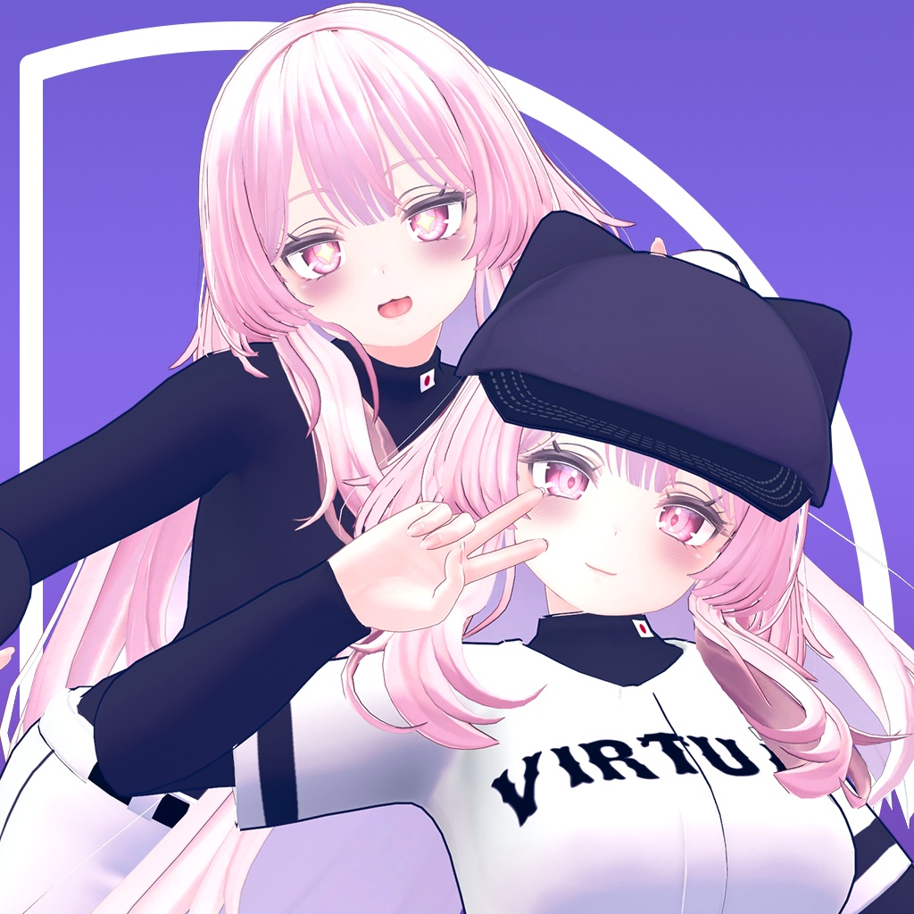 (VRChat向け)野球ユニフォーム(セレスティアん用)