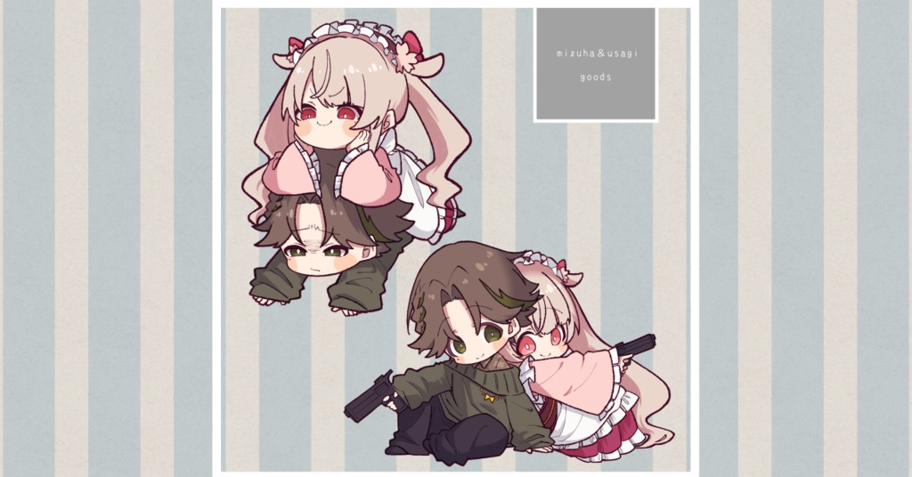 雛梨うさぎ&朝雨水葉 グッズ