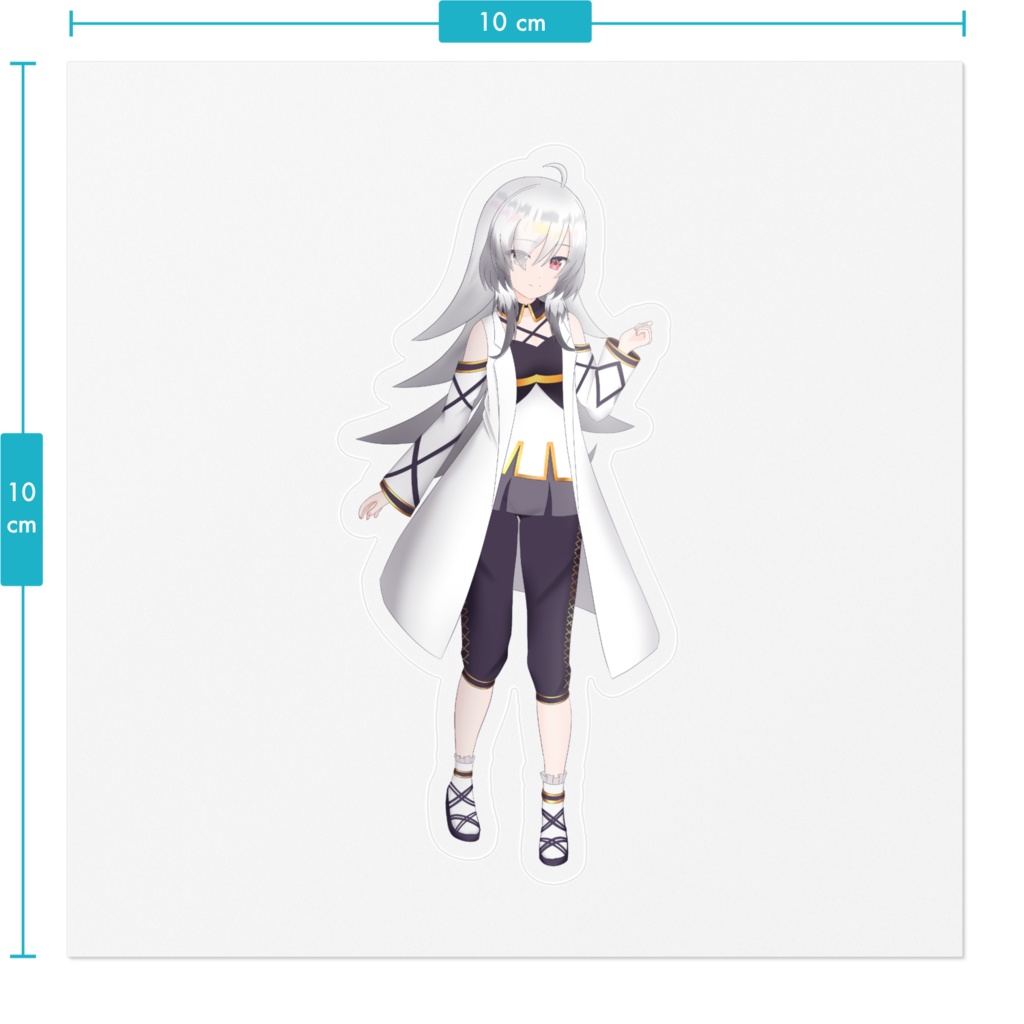 【常設】春川麗菜 キービジュステッカー