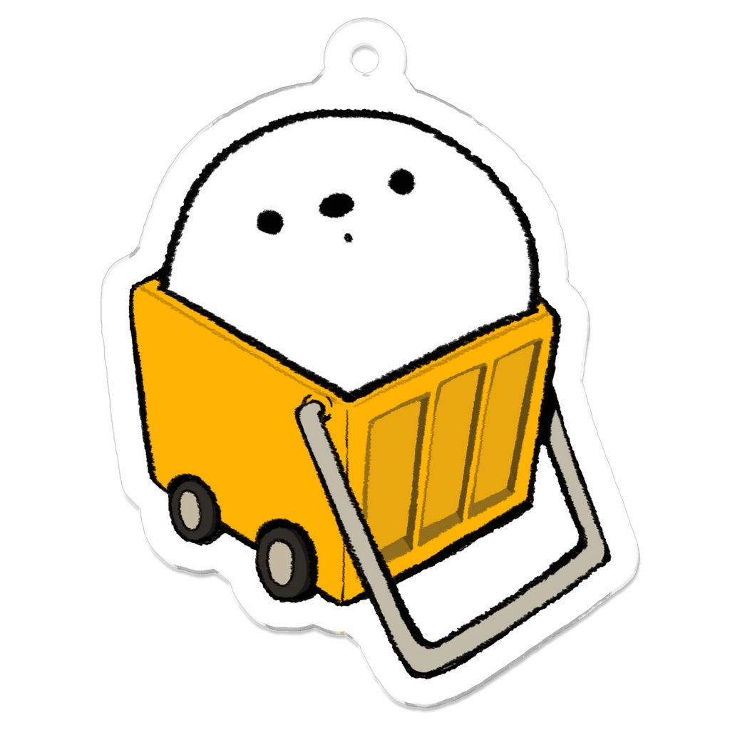 カートにムッチリしらたまさんアクキー Camucamu Booth