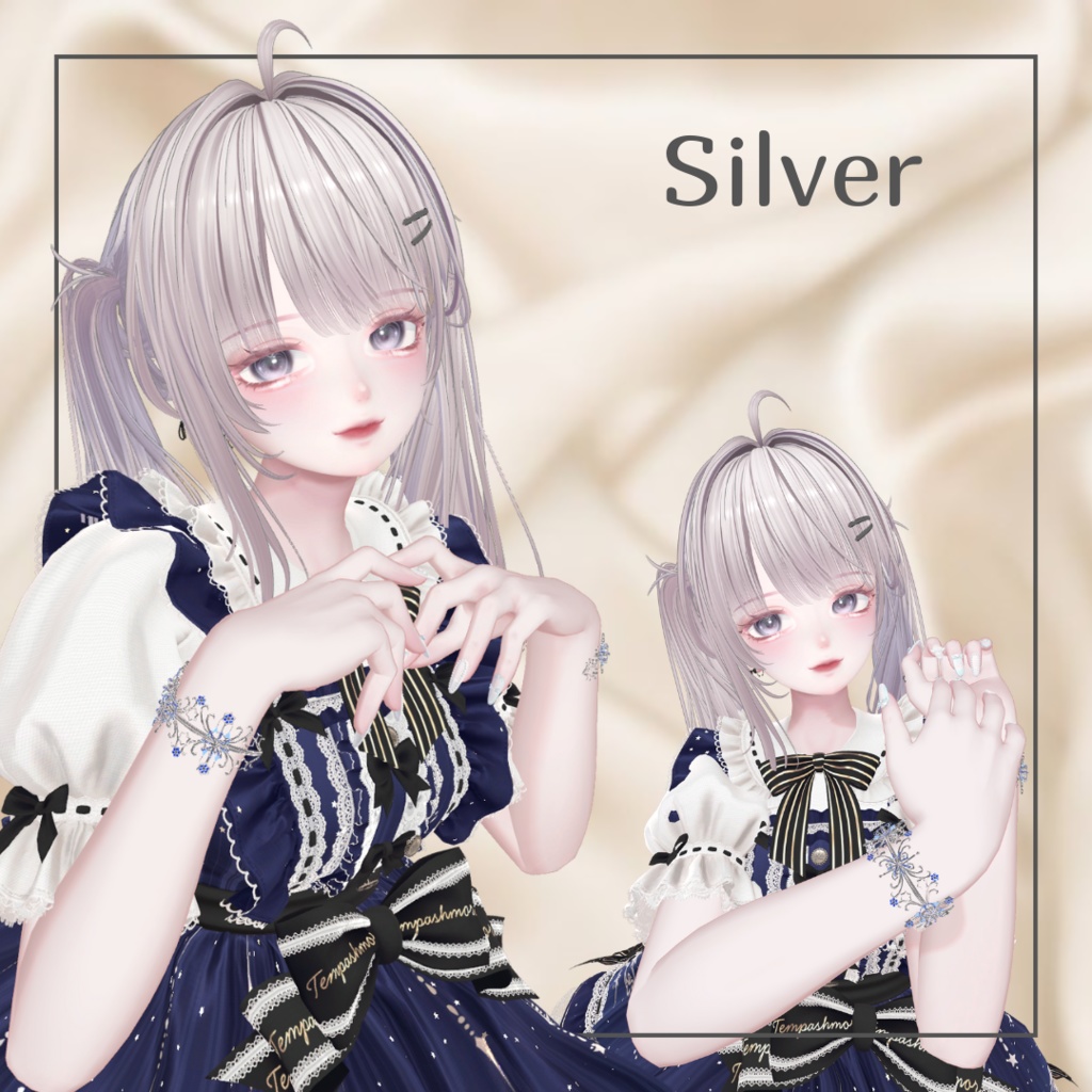 【VRC想定/12アバター対応】CrownBracelet