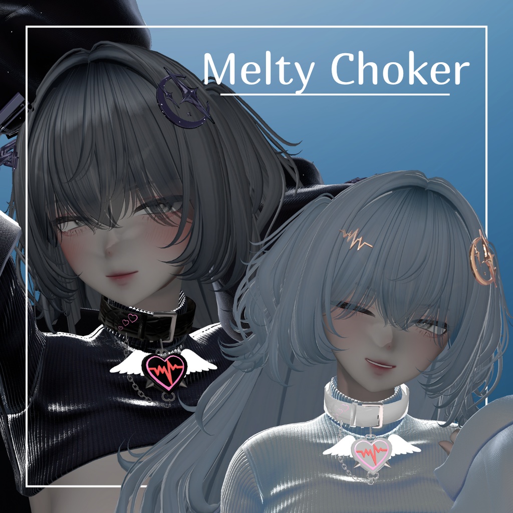 【VRC想定/22アバター対応】Melty Choker