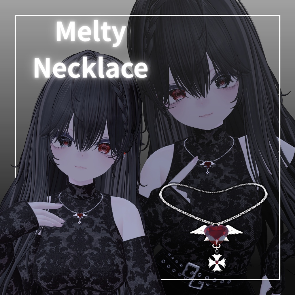 【VRC想定/23アバター対応】Melty Necklace