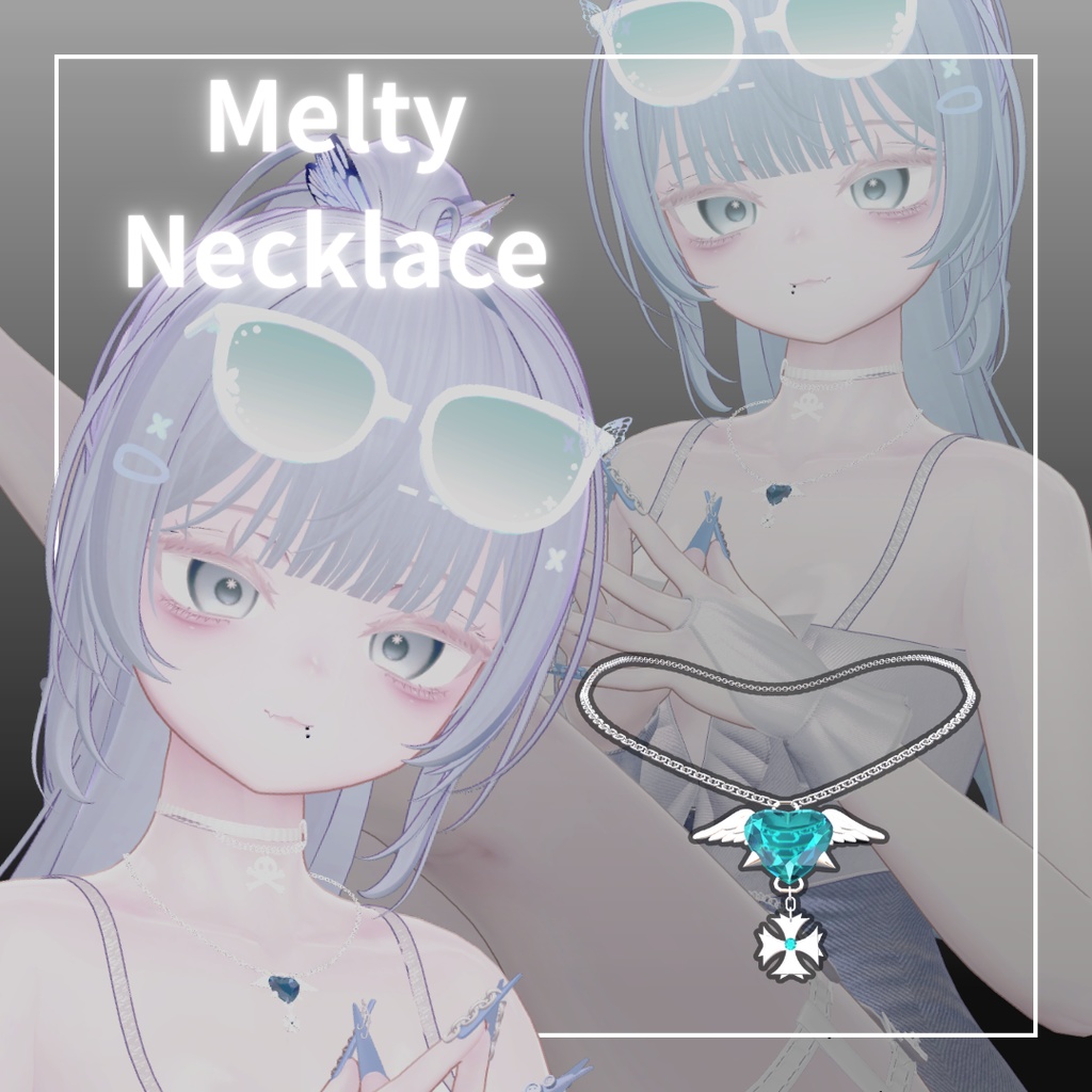 【VRC想定/23アバター対応】Melty Necklace