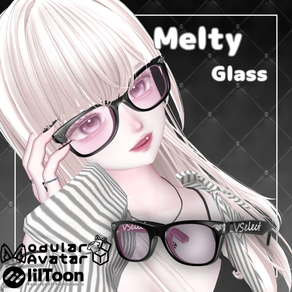 【VRC想定】Melty Glass 