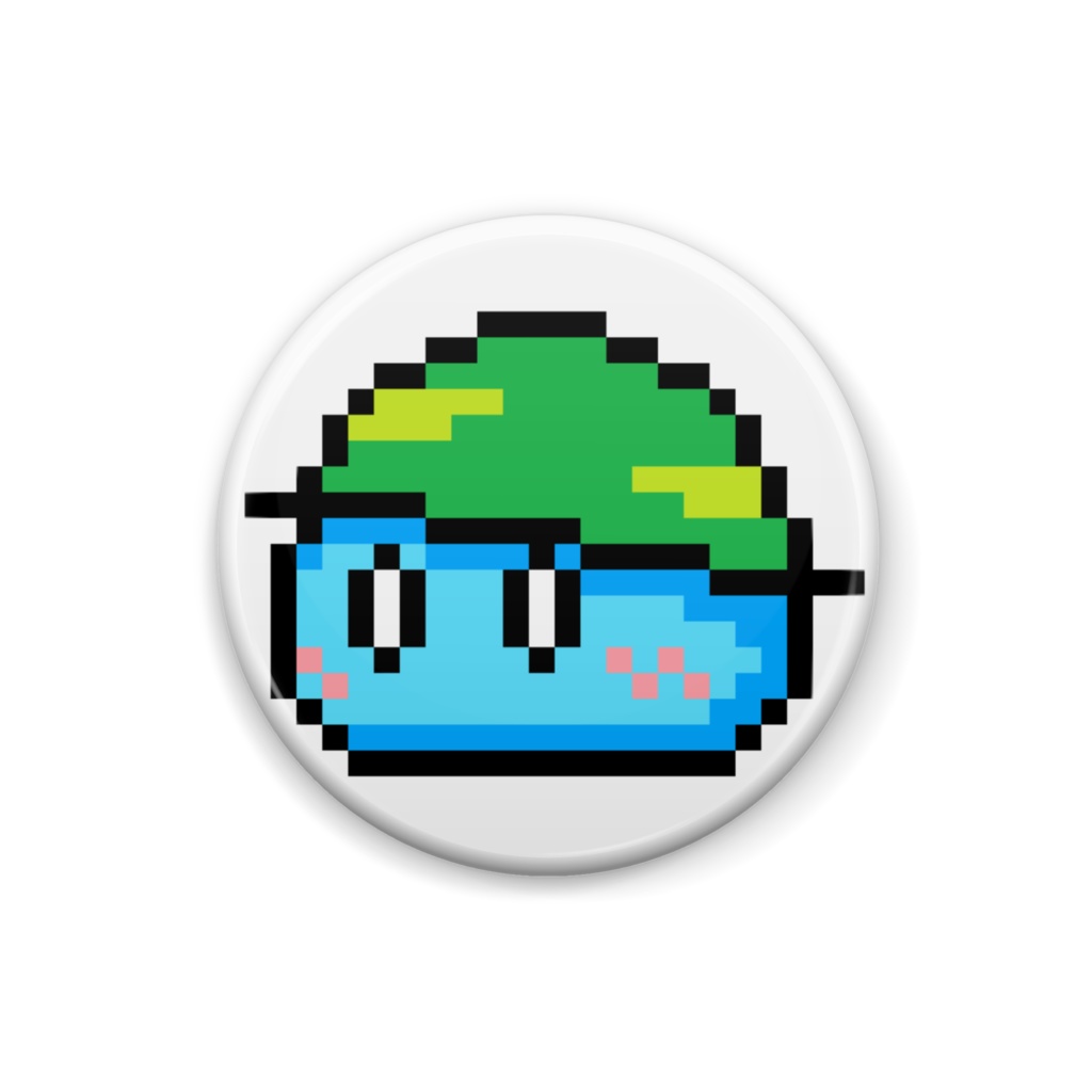 ソーダ饅頭さん缶バッチ