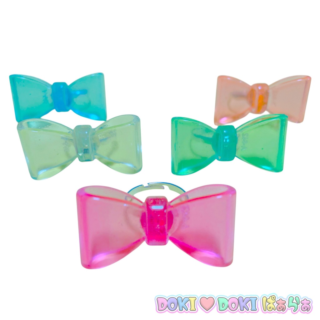 【5色展開】クリアリボンリング🎀