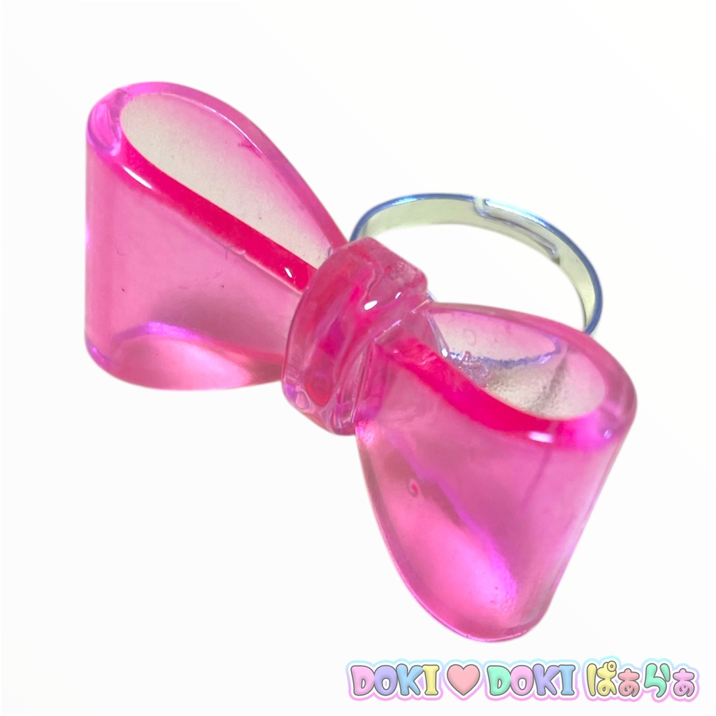 【5色展開】クリアリボンリング🎀
