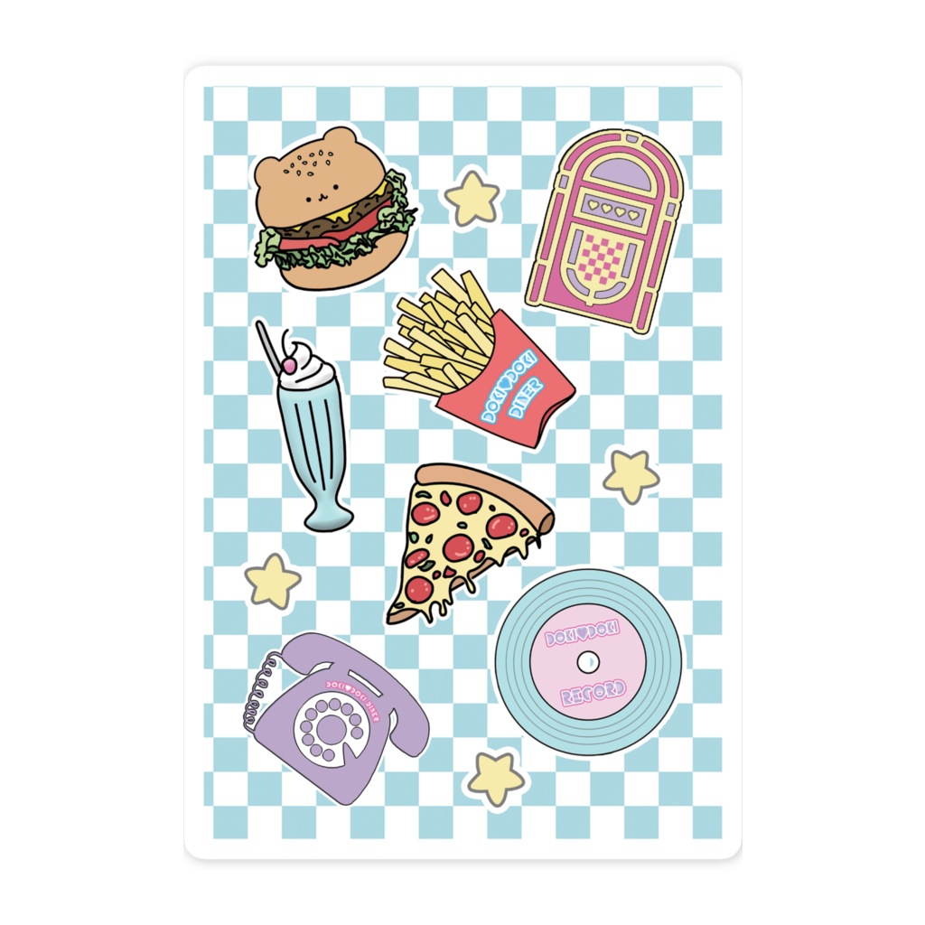 DOKI♡DOKI DINER BLUE