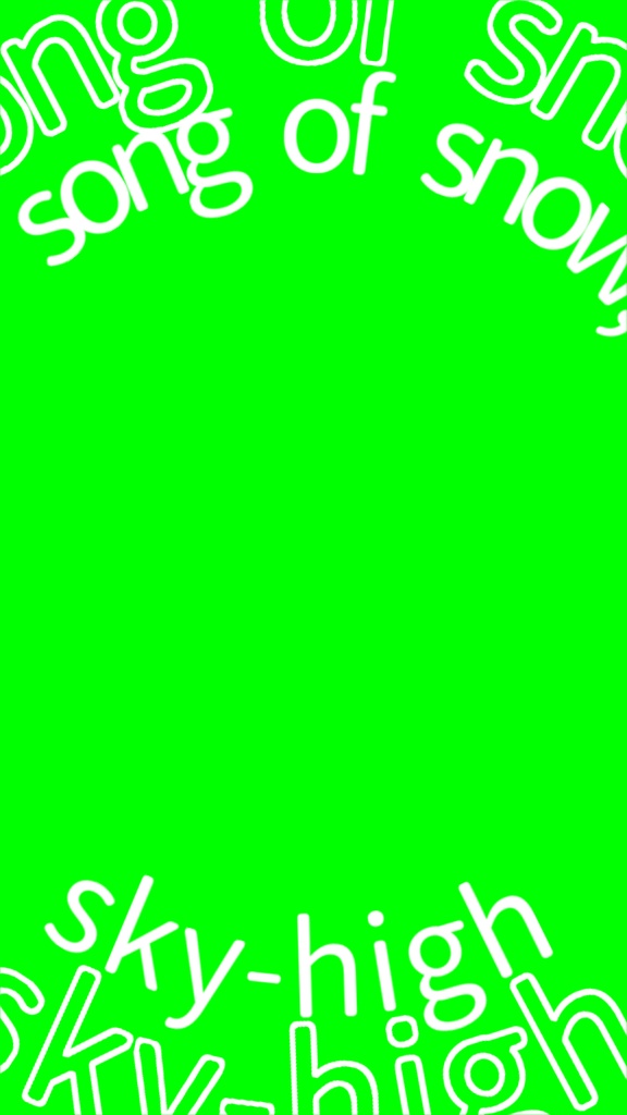 【歌詞素材】snow bloom/サビ_無料版あり