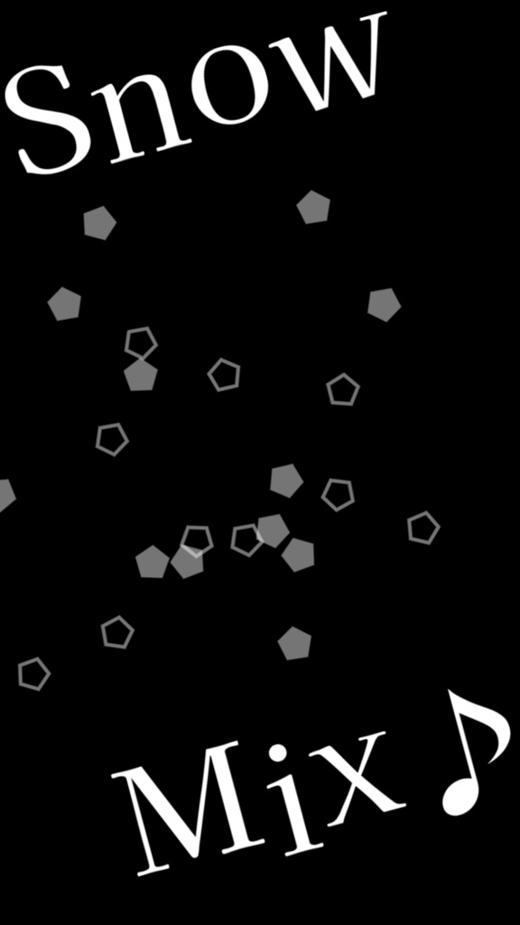 【歌詞素材】SnowMix♪／サビ＿無料版あり