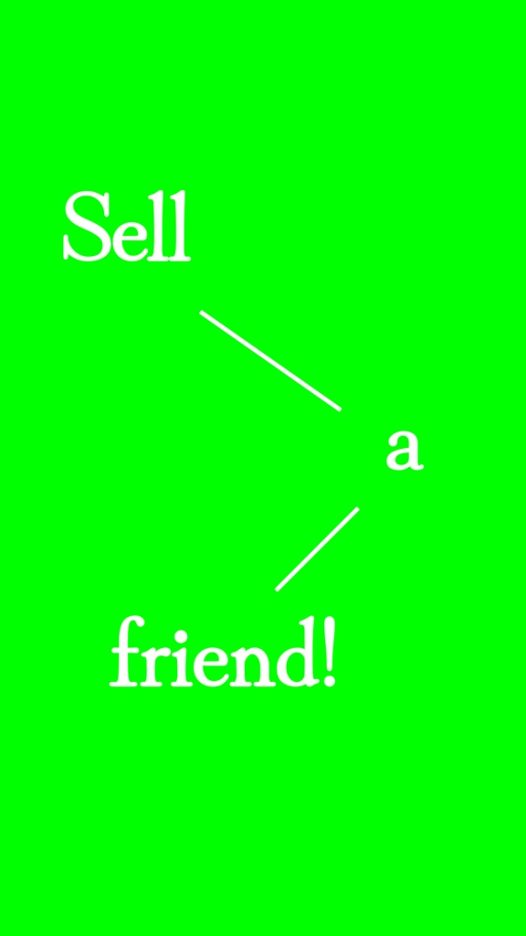 【歌詞素材】Sell a Friend/サビ_無料版あり