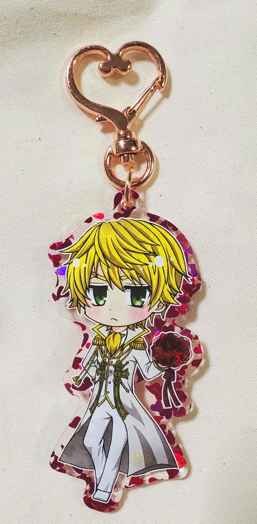 千銃士 ハートフレークアクリルキーホルダ