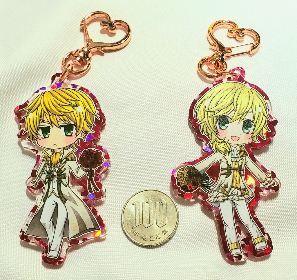 千銃士 ハートフレークアクリルキーホルダ