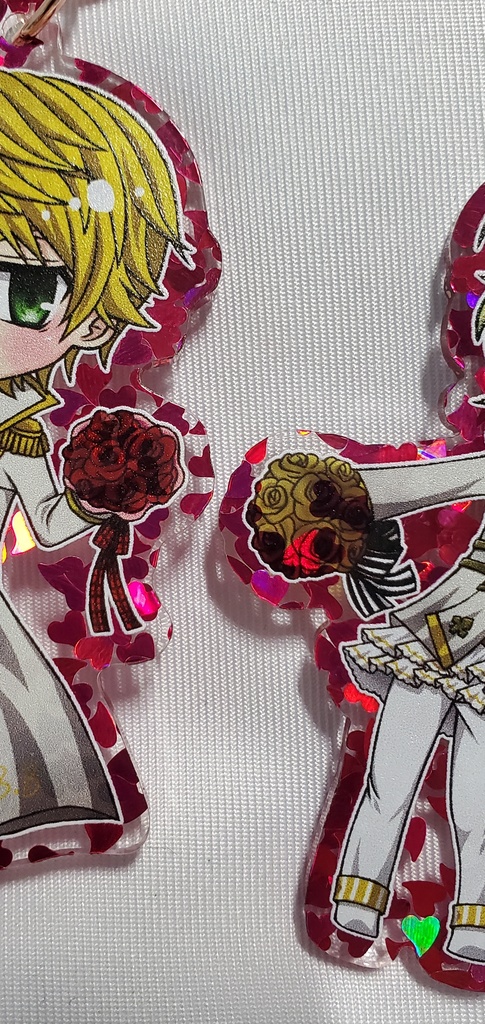 千銃士 ハートフレークアクリルキーホルダ