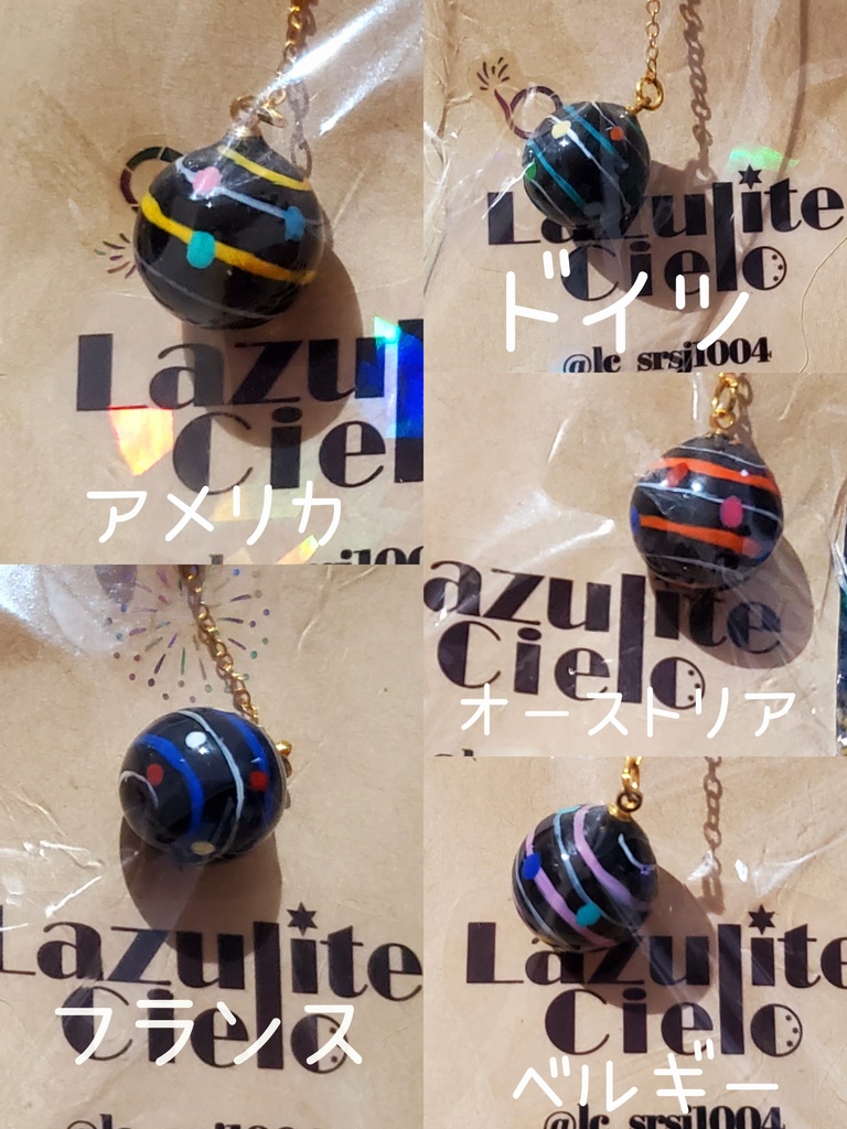 千銃士R 国イメージイヤリング 一周年ver