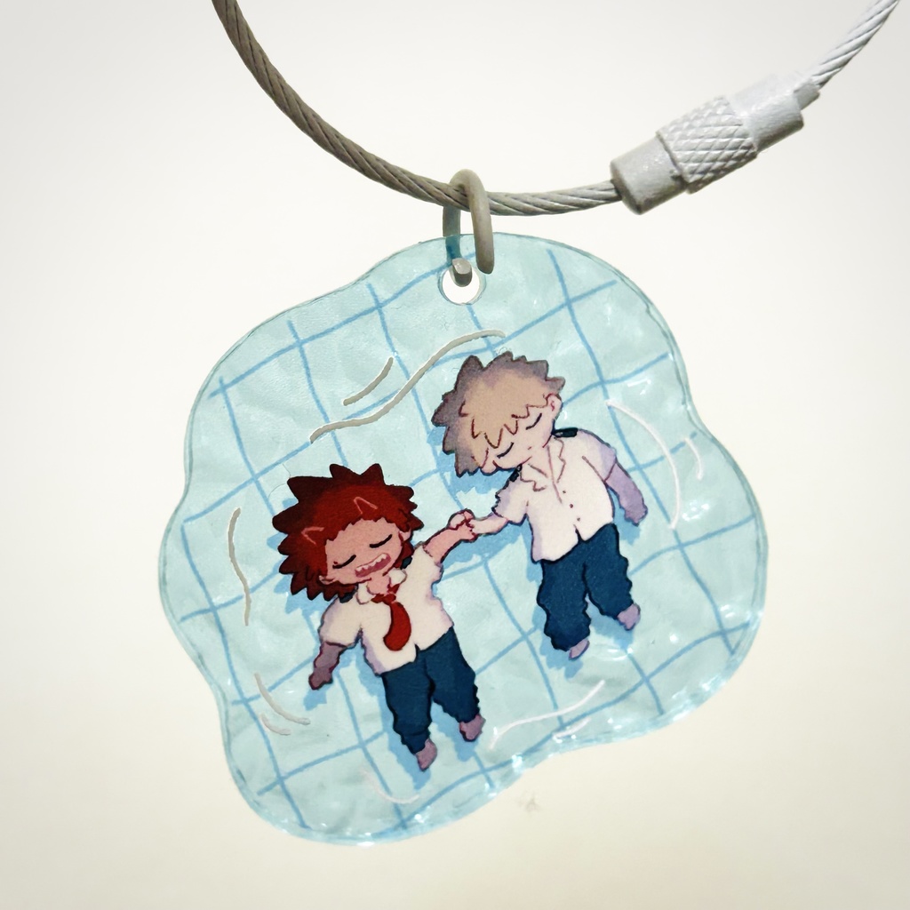 プールでたゆたう切爆アクキー(アウトレット)