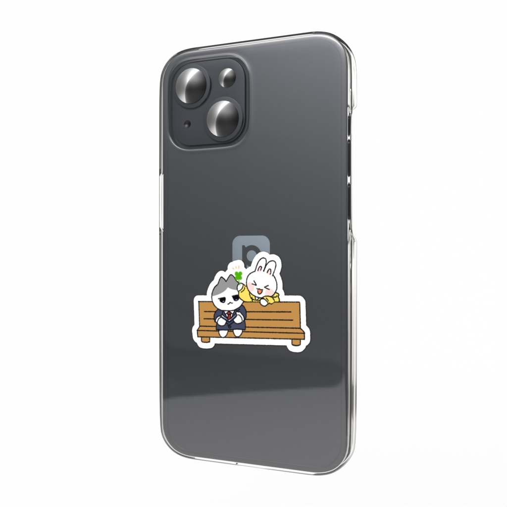 ぱかうさ🍀スマホステッカー