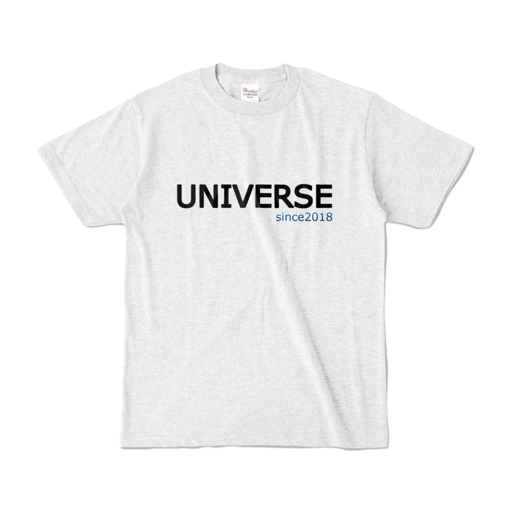 universe Tシャツ No.1『since2018』アッシュ