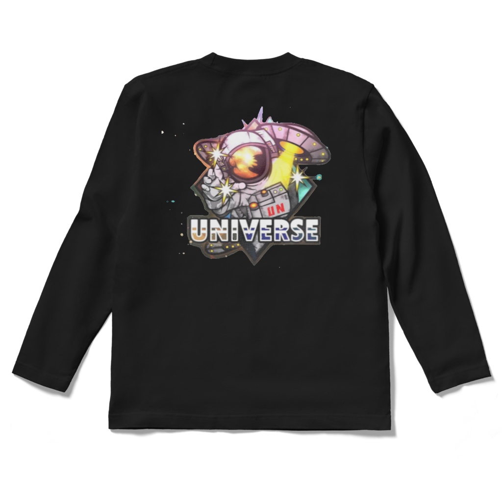 universe ロングスリーブTシャツ No.2『since2018』ブラック