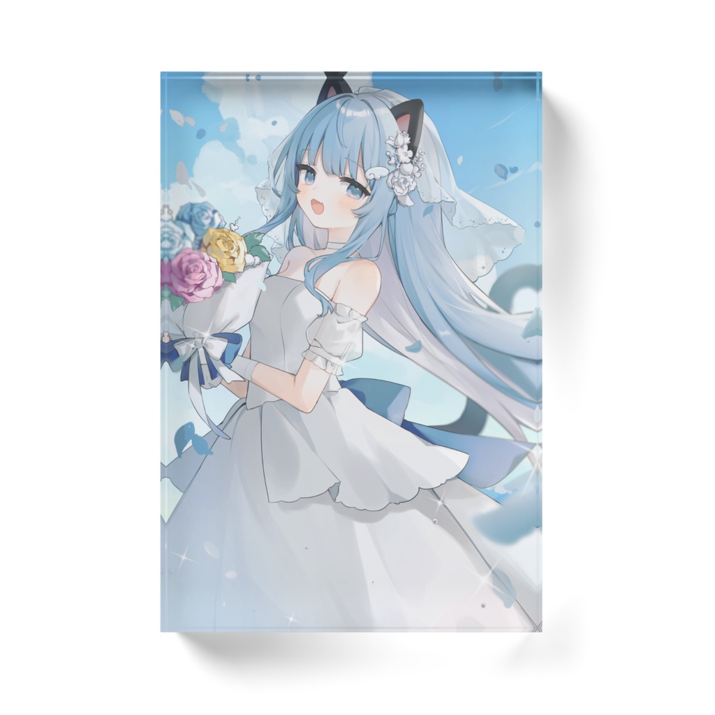 雪餅2周年記念 アクリルブロック