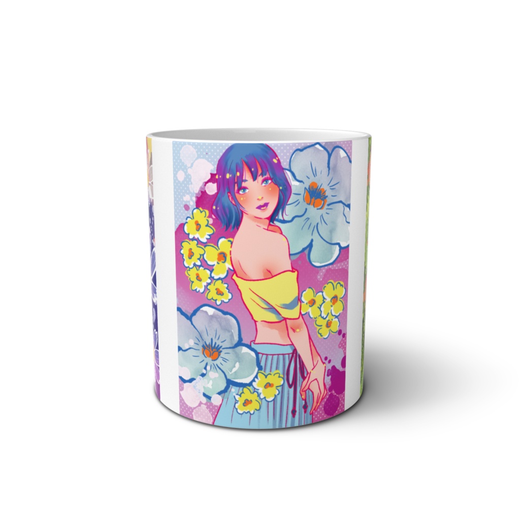 ポップイラストマグカップ