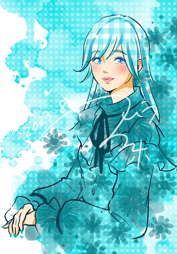 絵描き屋・田村ミホ ファーストミニ画集「FLOWER GIRL」